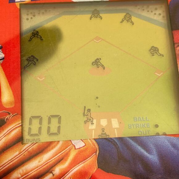 Vintage Tiger Electronics Handheld Baseball Game 1988 Toy Tested & Works - Picture 8 of 16